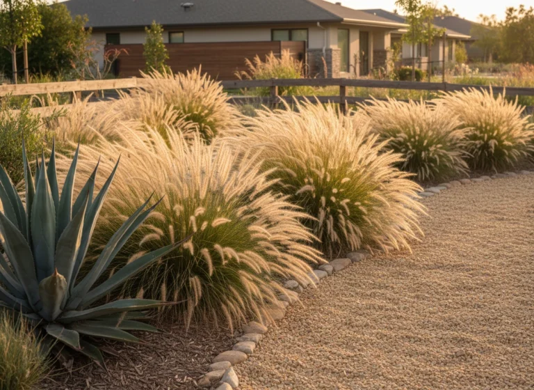 Drought-Tolerant Fountain Grass Landscaping: Water-Wise Yard Ideas