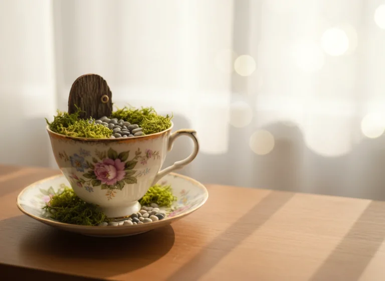 Teacup Fairy Garden Ideas: Tiny Designs in Thrifted Cups
