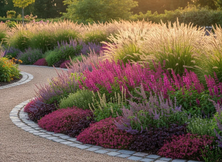20 Perennial Flower Bed Layout Ideas for Year-Round Color