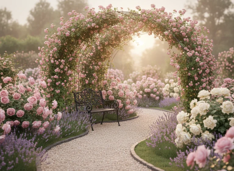 Romantic Backyard Flower Garden Designs You Can DIY