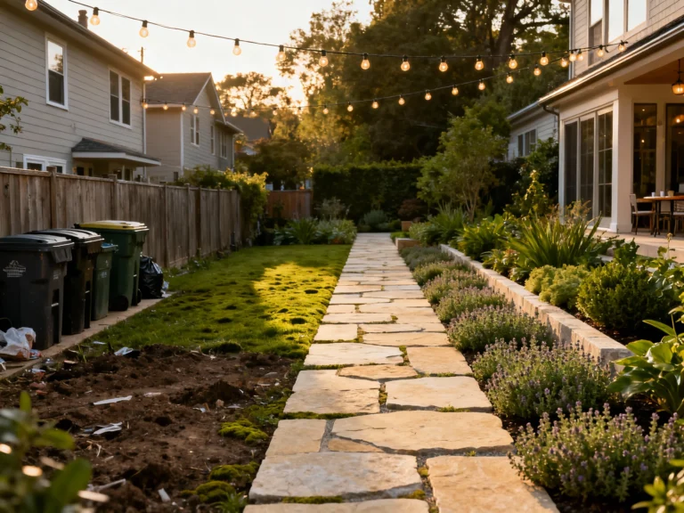 Before & After Side Yard Pathway Ideas to Inspire Your Next Project