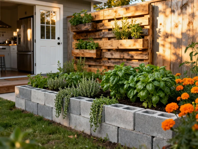 Backyard Herb Garden Ideas: Easy DIY Planters + Companion Planting