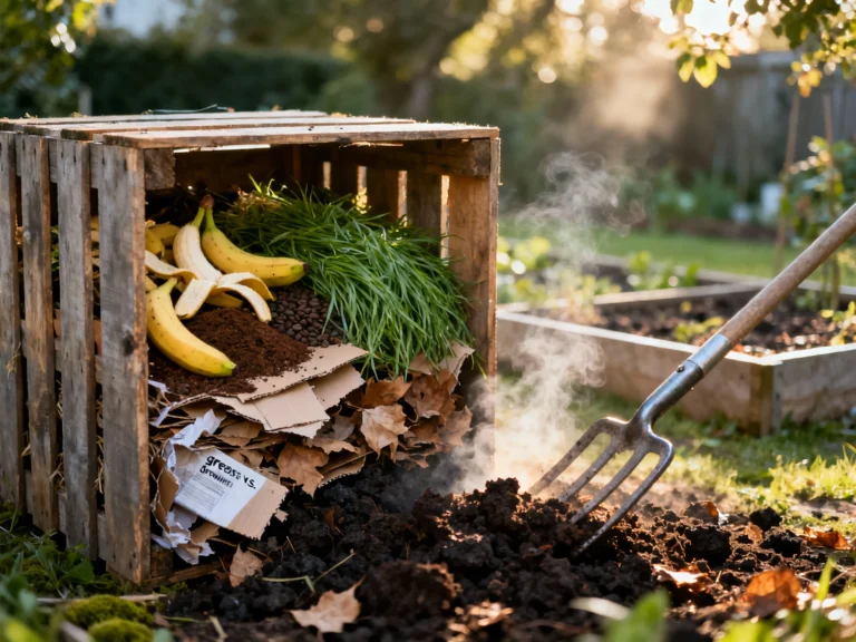 DIY Compost Bin + How to Make Compost at Home (Easy Guide)