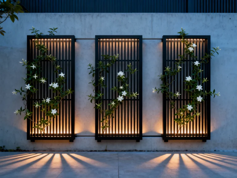 Modern Outdoor Trellis Ideas for a Clean, Minimal Backyard Look