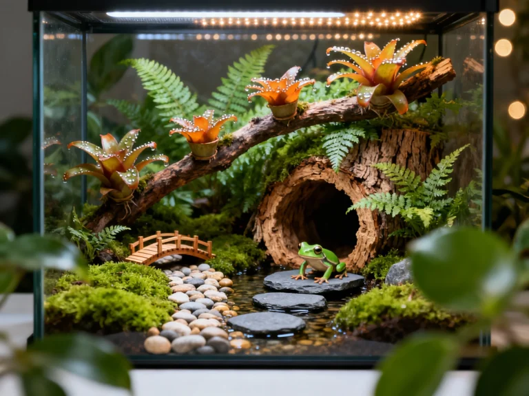 11 Cute Frog Terrarium Ideas: Aesthetic Plants, Moss & Mini Decor