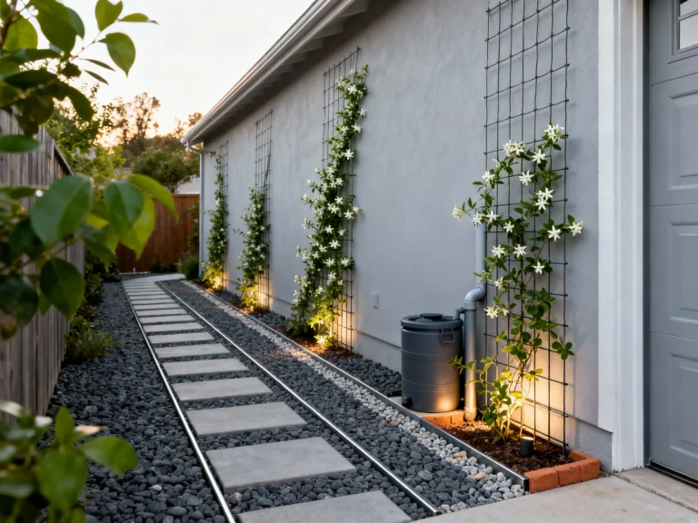 25 Side of Garage Landscaping Ideas for Small Spaces (Easy & Budget-Friendly)