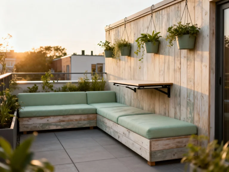 Space-Saving Small Patio Furniture Ideas for Townhouses