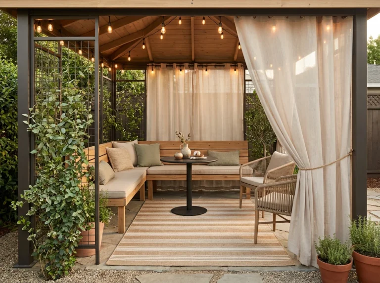 Small Backyard Gazebo Decor: Space-Saving Seating, Layouts and Styling Tips