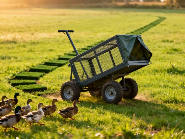Mobile Duck Coop (Duck Tractor) Ideas for Easy Backyard Cleaning