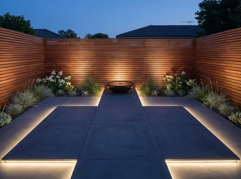 Modern Small Garden Landscaping Ideas with Clean Lines