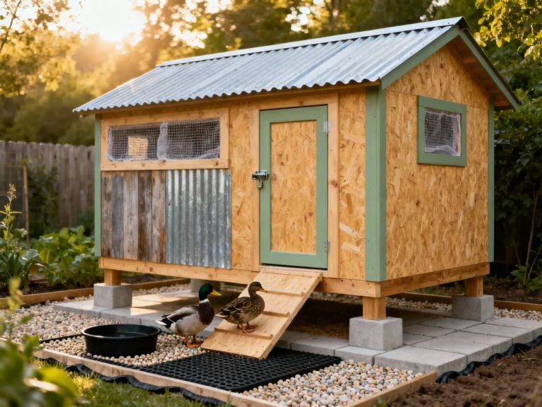 DIY Backyard Duck Coop: Step-by-Step Plan for Under $200