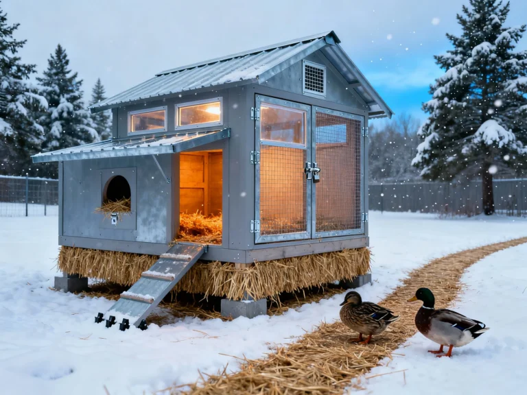 Winter-Ready Duck House Ideas for Cold-Climate Backyards