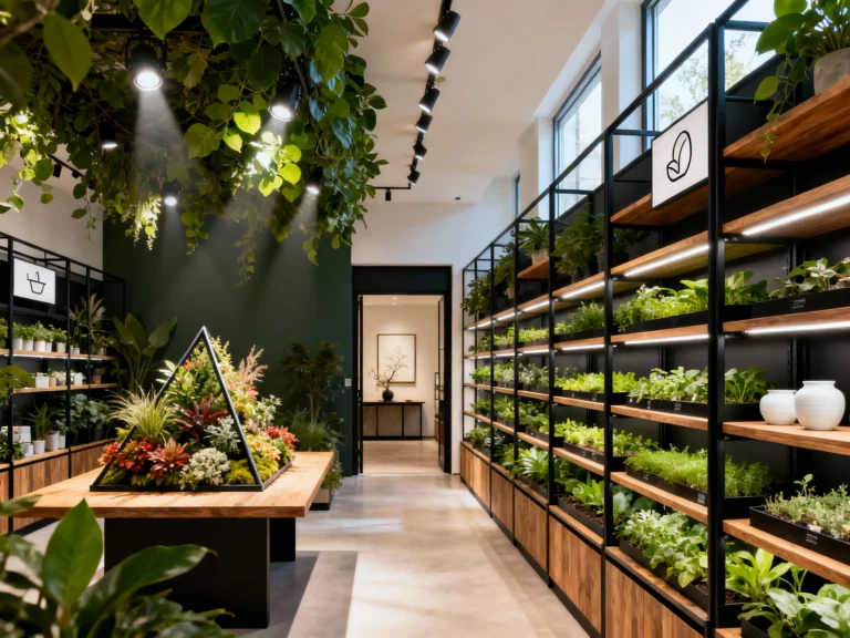 Plant Shop Display Ideas That Sell: Shelving, Signage, and Lighting Tips