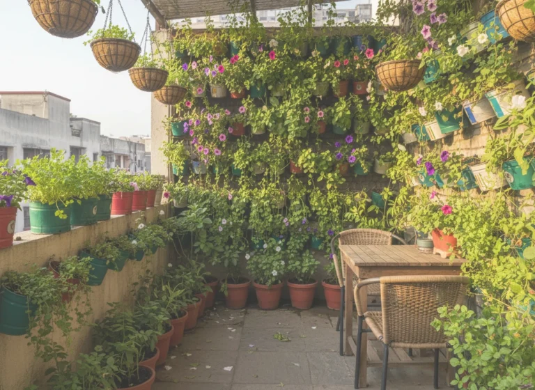 Vertical Terrace Gardening Ideas for Small Spaces in India