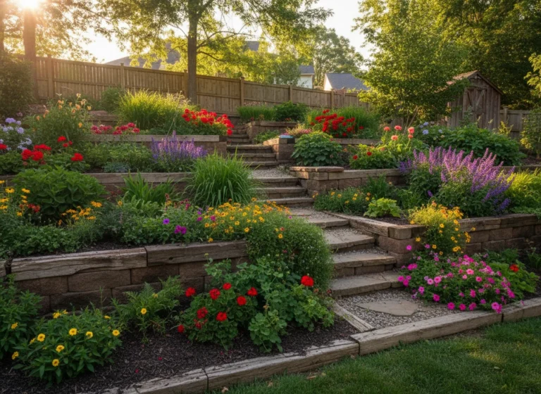 DIY Terraced Garden on a Small Hill: Step-by-Step Guide
