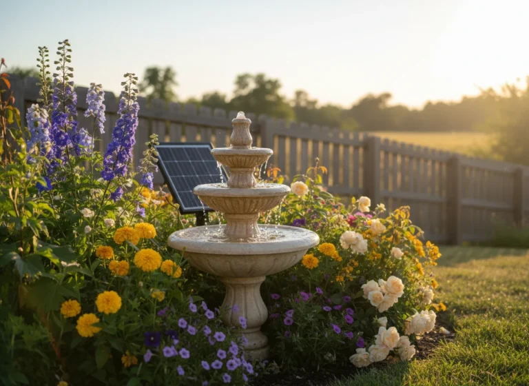 Solar Outdoor Fountain Ideas You Can Set Up in One Afternoon