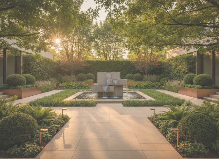 Modern Outdoor Fountain Ideas for a Chic Garden & Front Yard