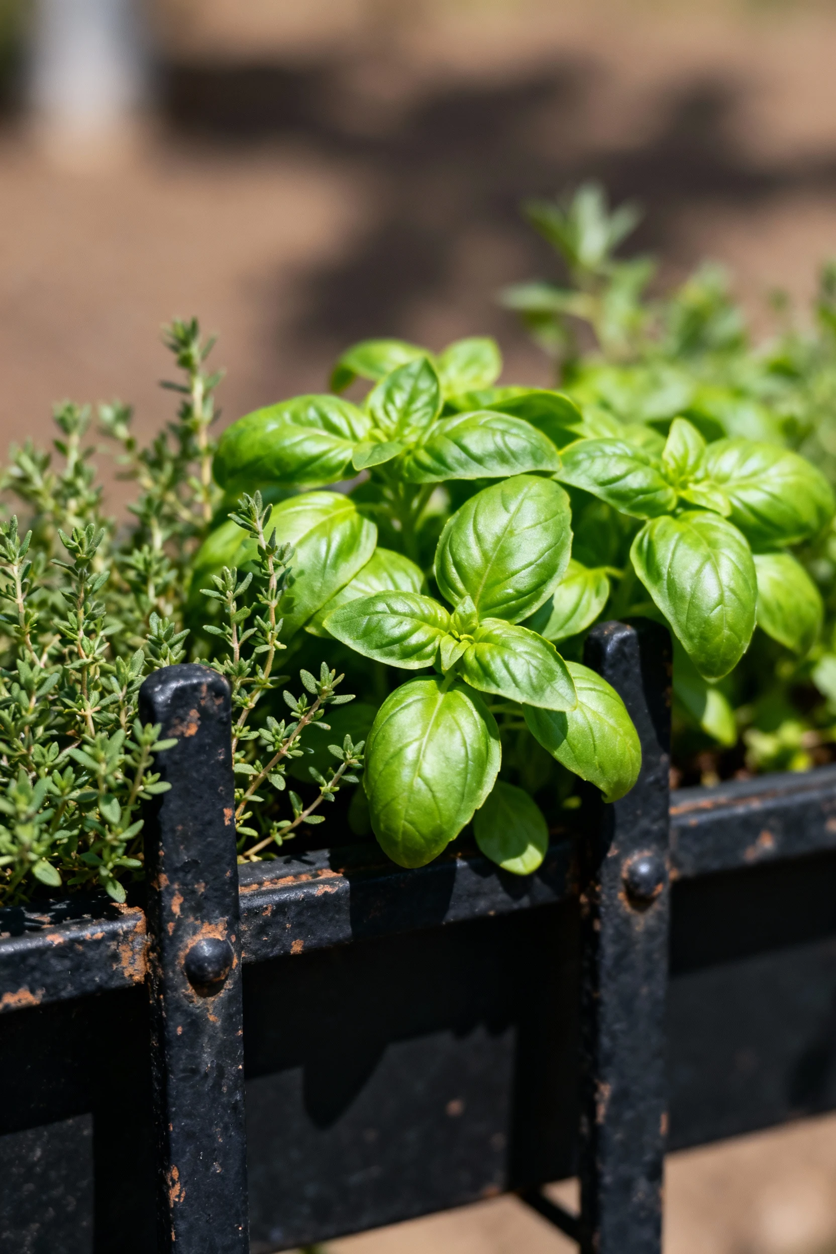 low-angle cucumbers climbing cattle panel arch between two beds