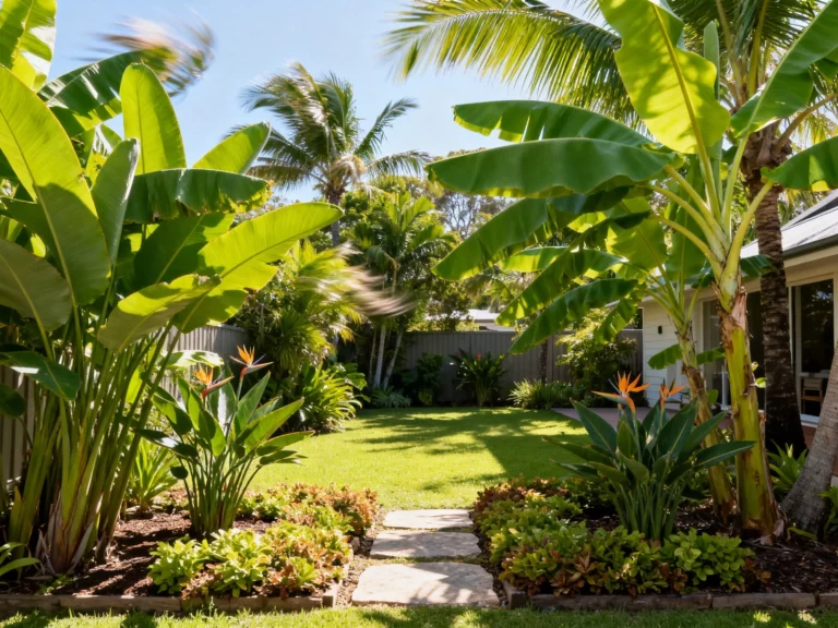 tropical garden design australian