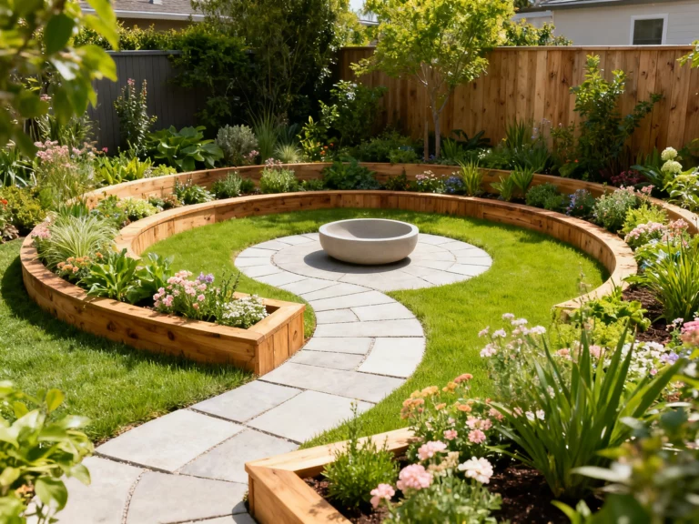 circular garden design