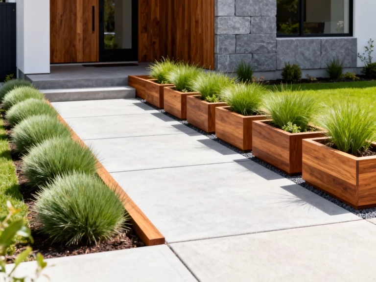 modern front garden design