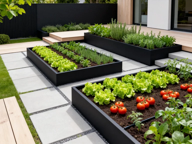 modern vegetable garden design