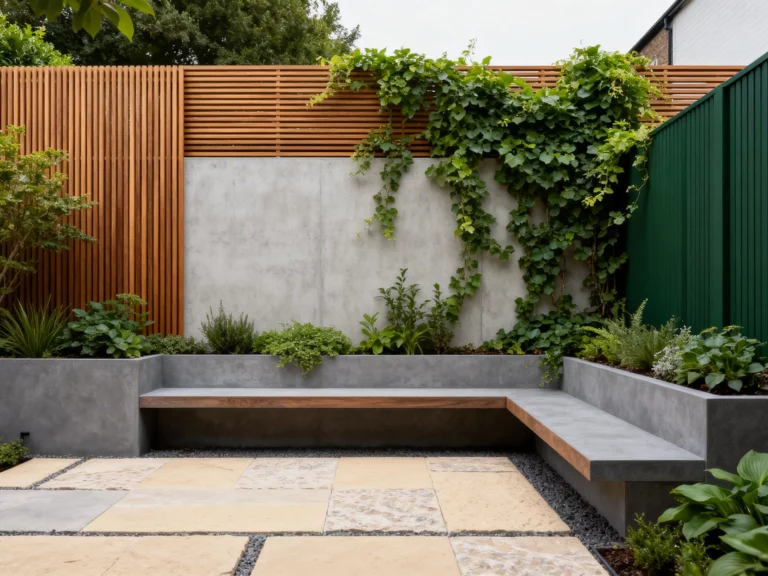 modern garden wall design