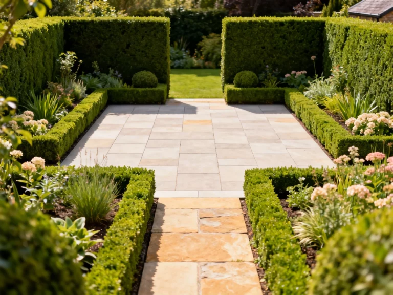 small square garden design