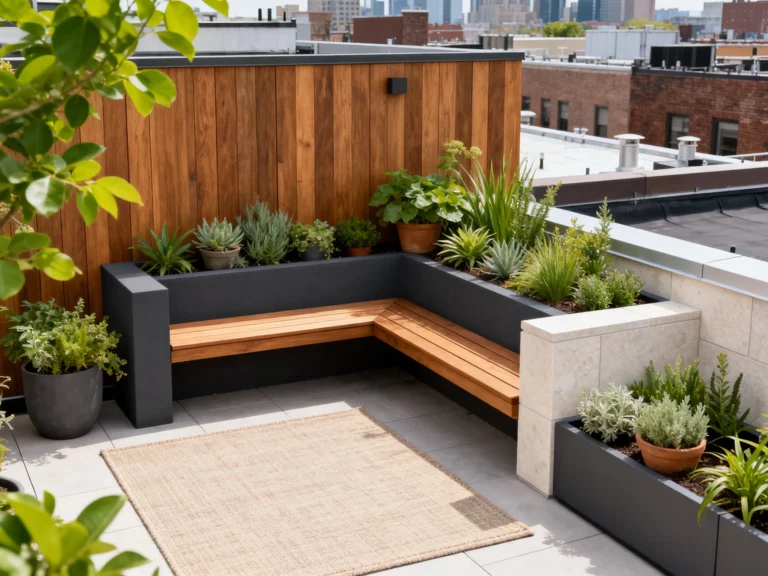 small roof garden design