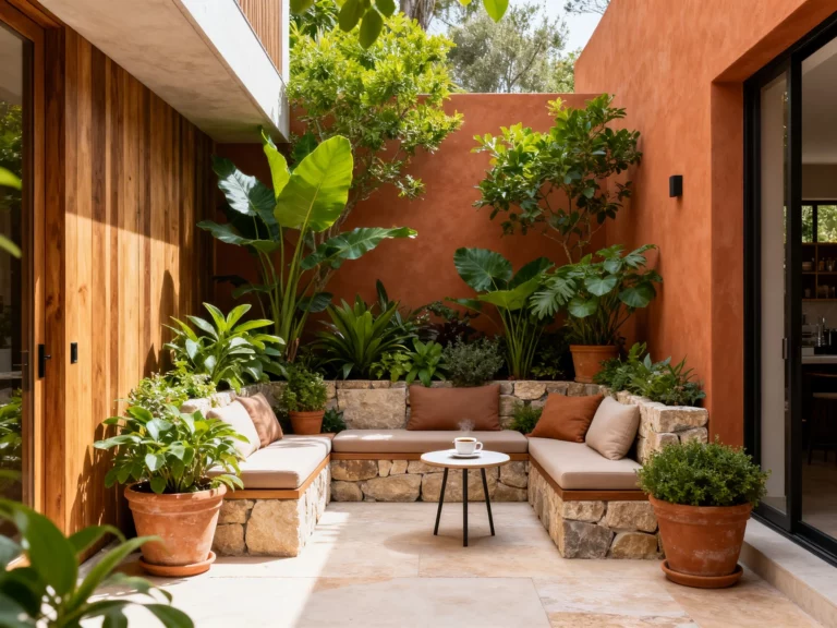 small patio garden design