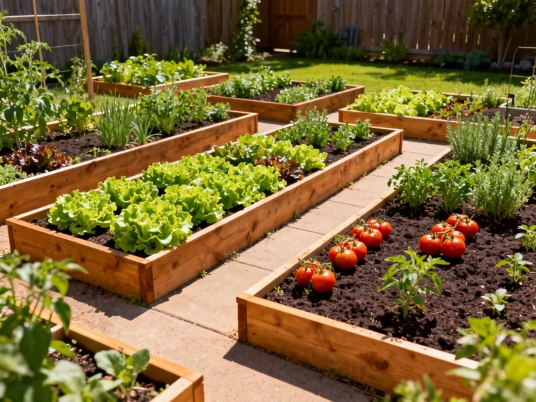 raised vegetable garden design