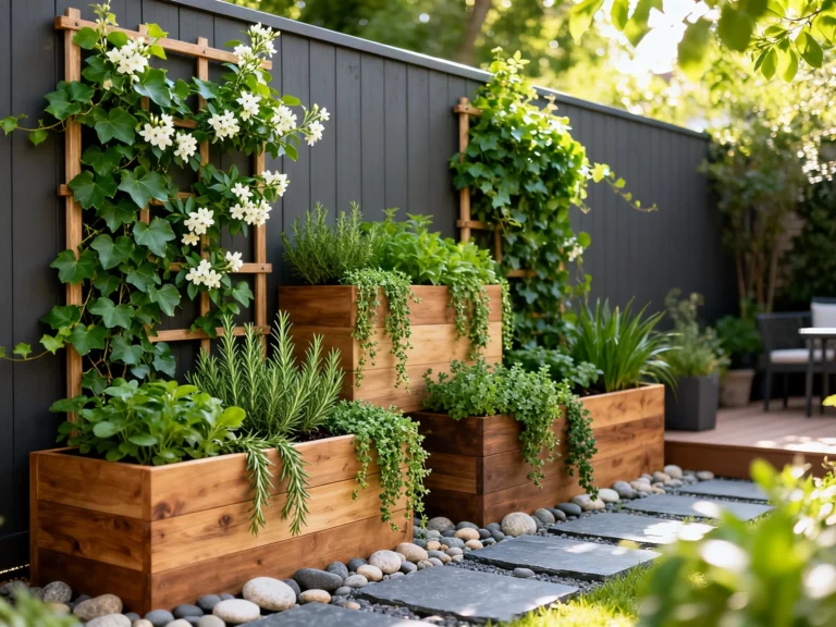 vertical garden design outdoors