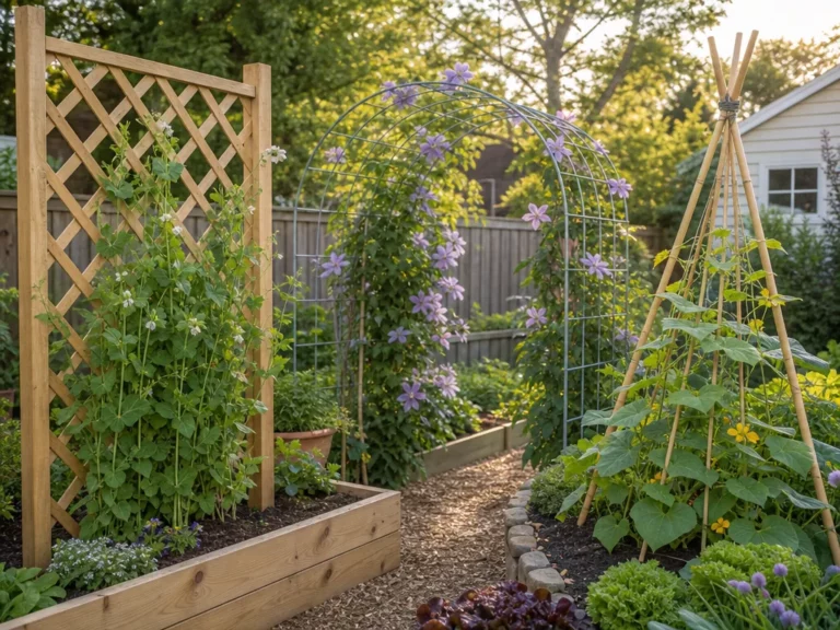 DIY Garden Trellis Ideas for Climbing Plants