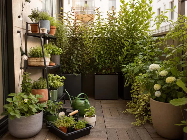Tiny Patio Garden Ideas for Apartments