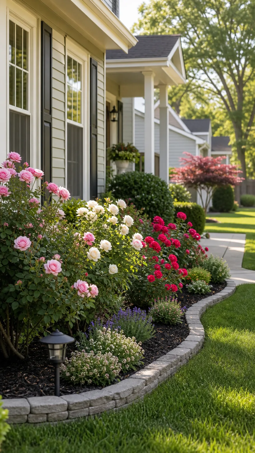 Front-yard Rose Beds Ideas That Work in Real Homes