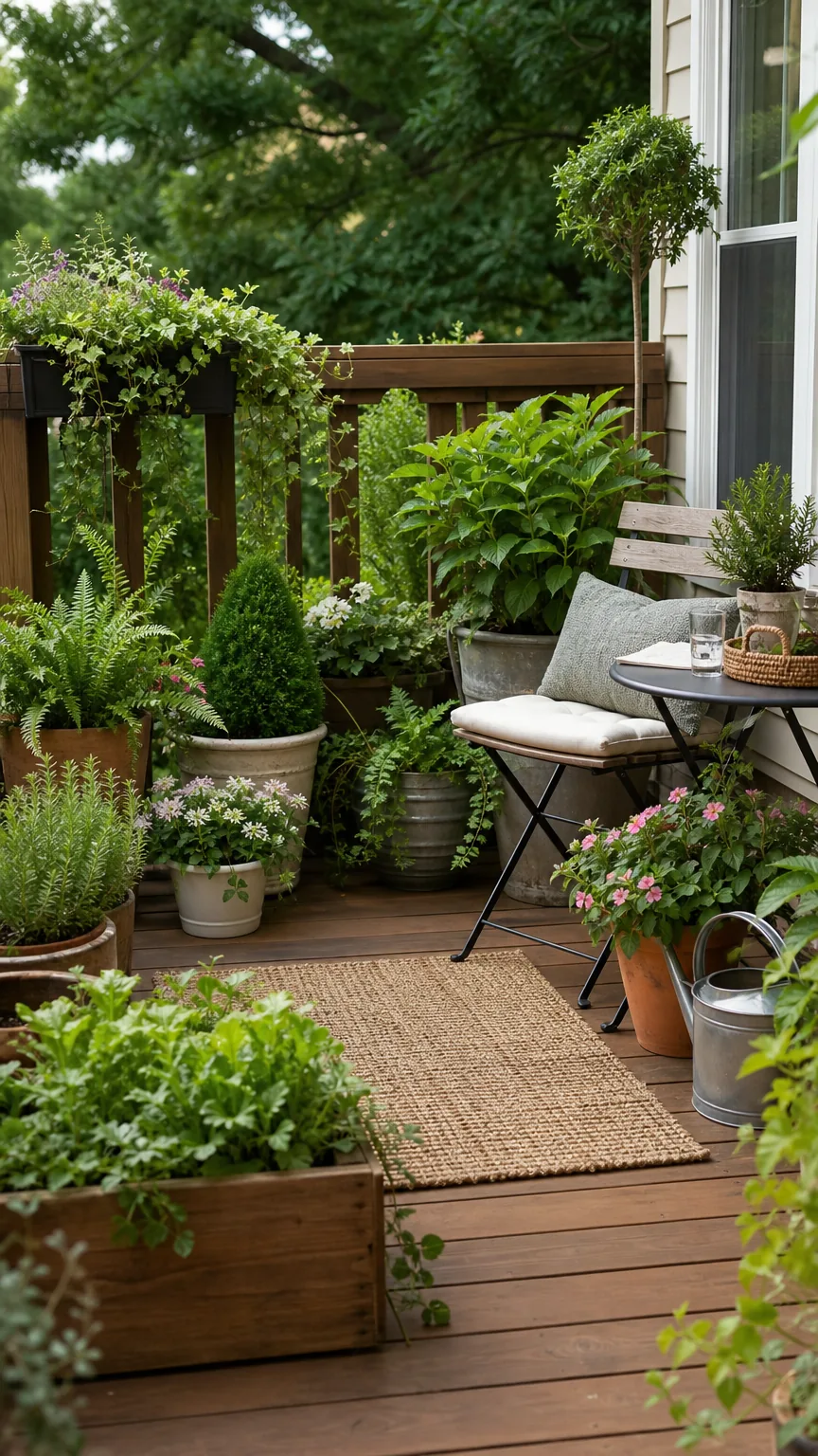 Think of the Deck as a Small Outdoor Garden Room