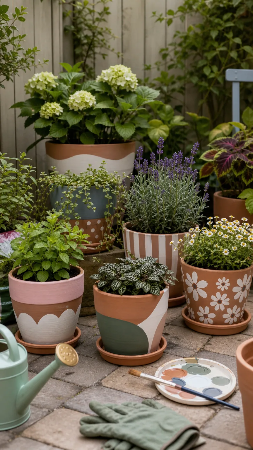 Paint Clay Pots for an Easy Custom Look