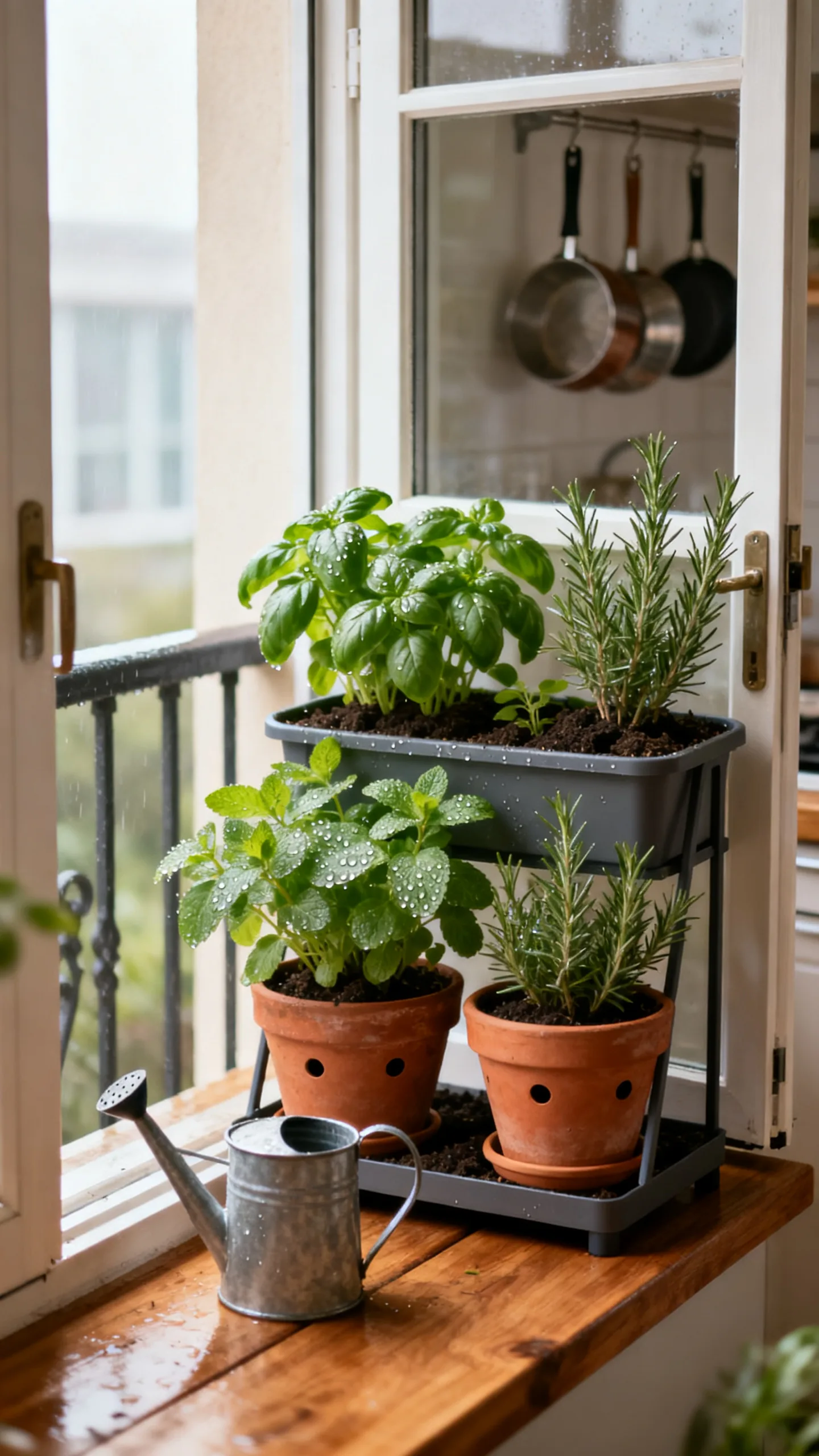 Create A Mini Herb Garden Near The Door