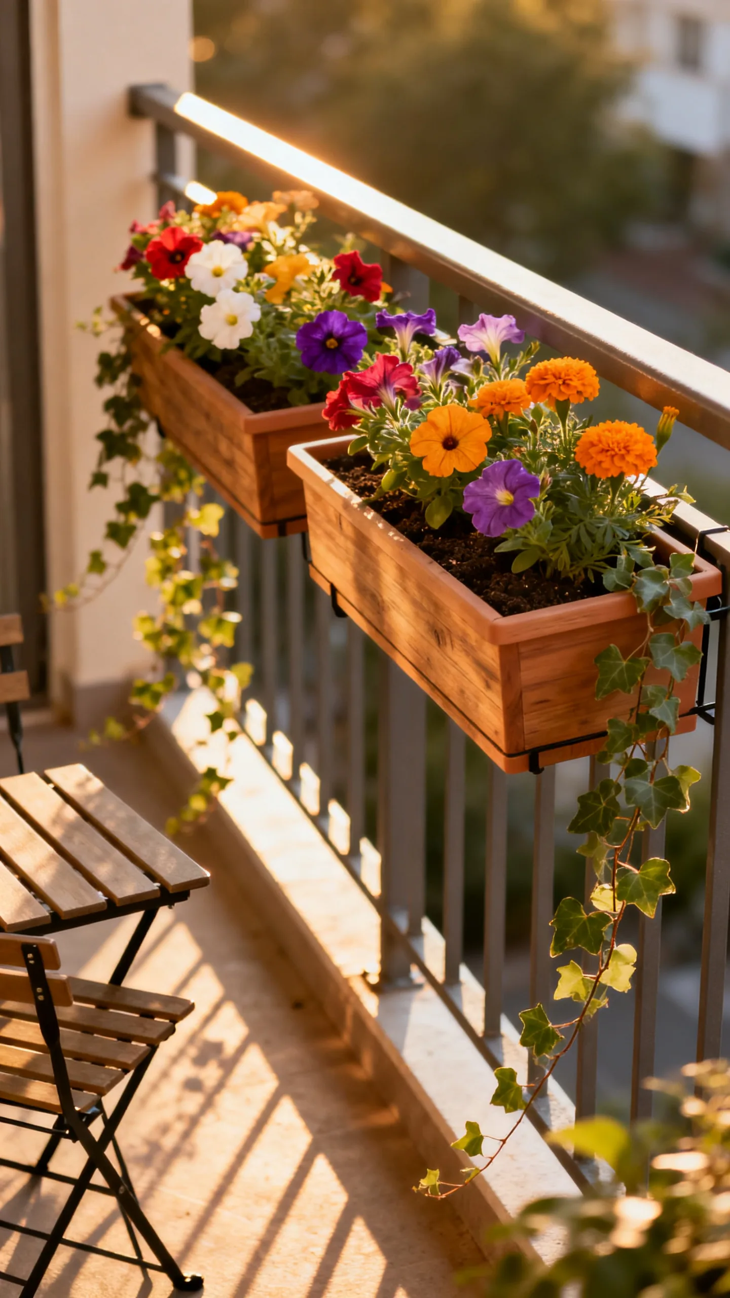 Use Railing Planters For Seasonal Color