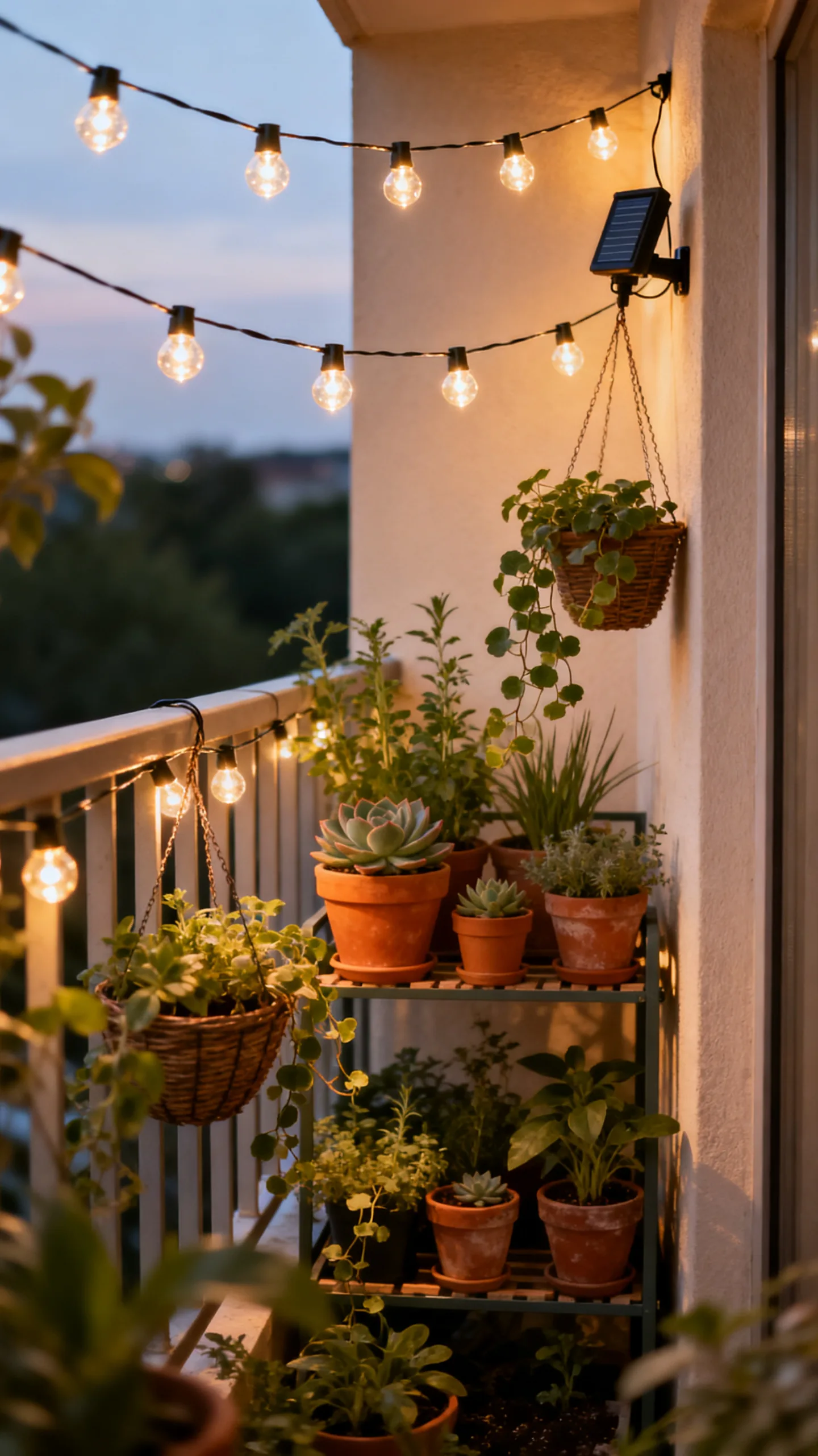 Add Solar String Lights Above The Garden