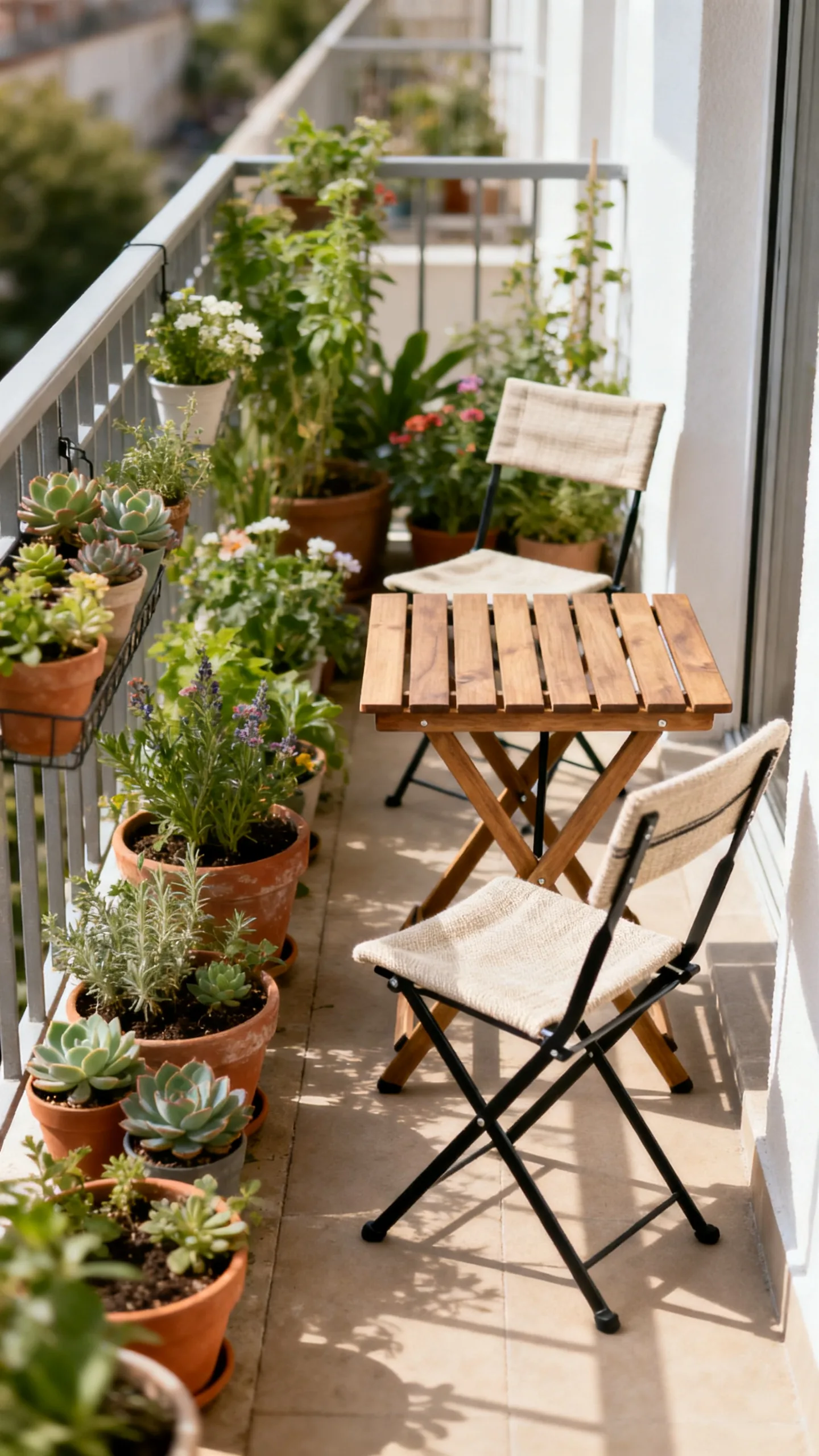 Keep Foldable Furniture Around The Plant Zone