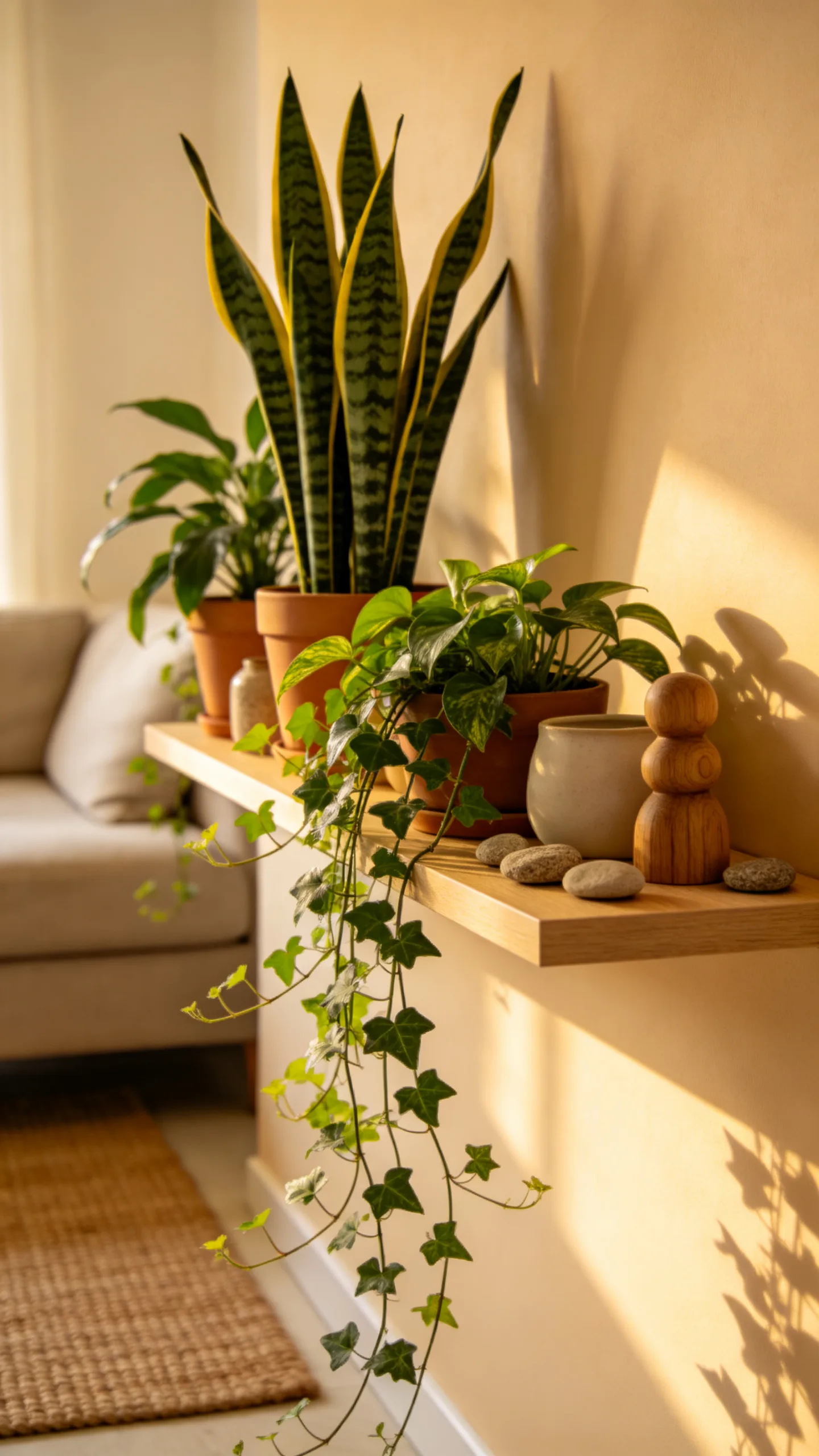 Floating Shelf Plant Styling