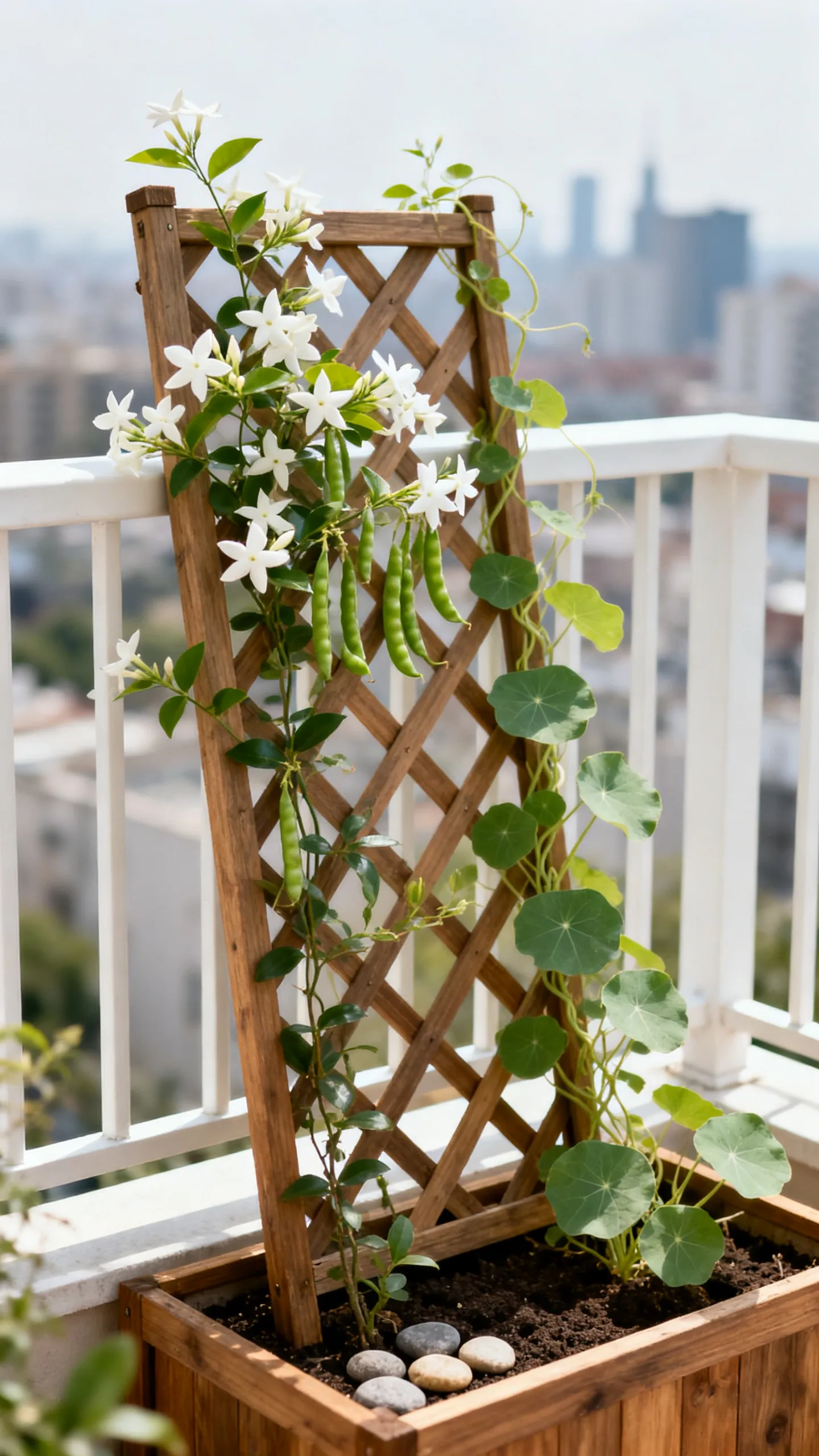 Use A Small Trellis For Climbing Plants