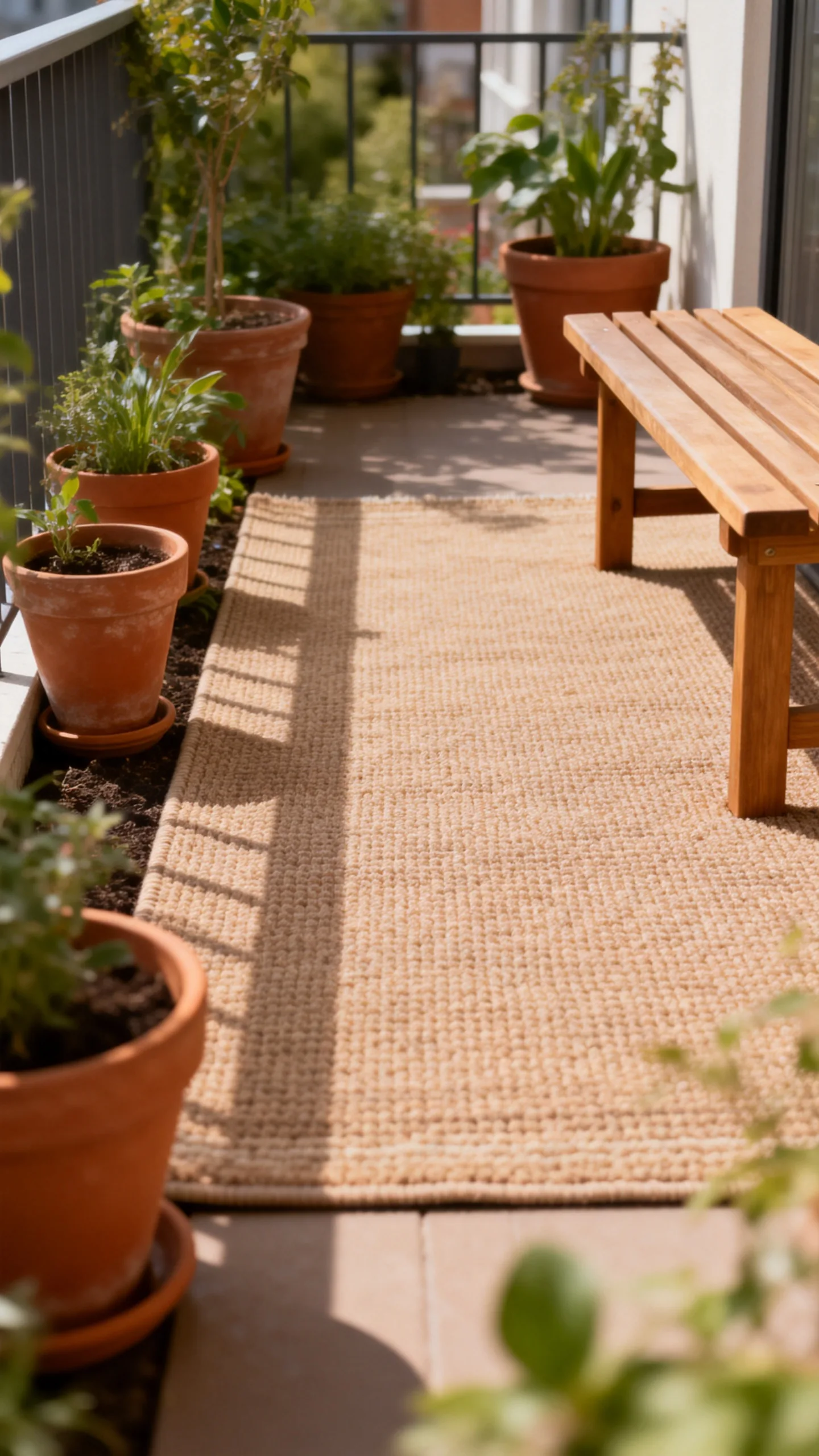Add A Weatherproof Rug Under The Garden Zone
