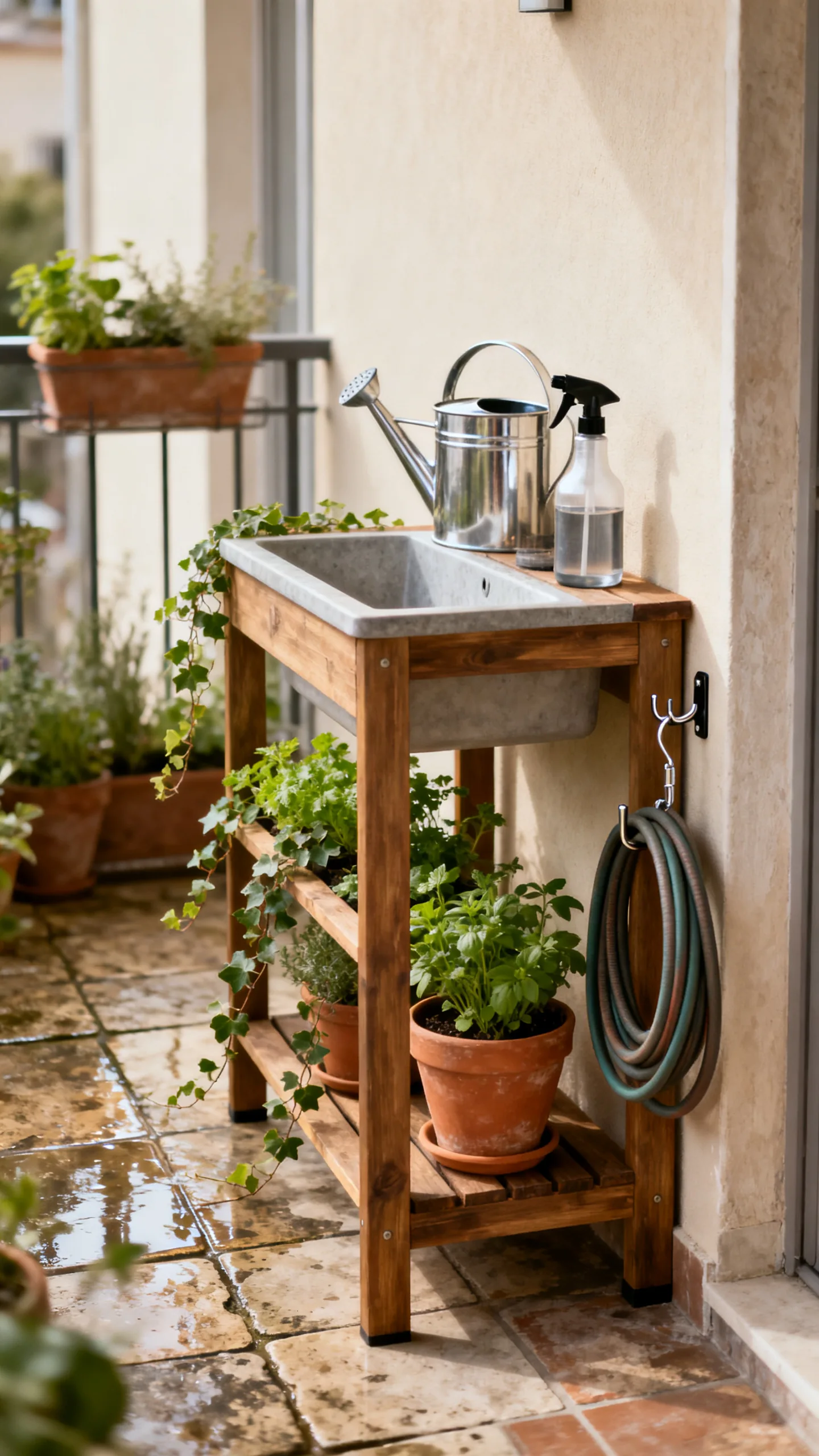 Place A Watering Station In A Corner