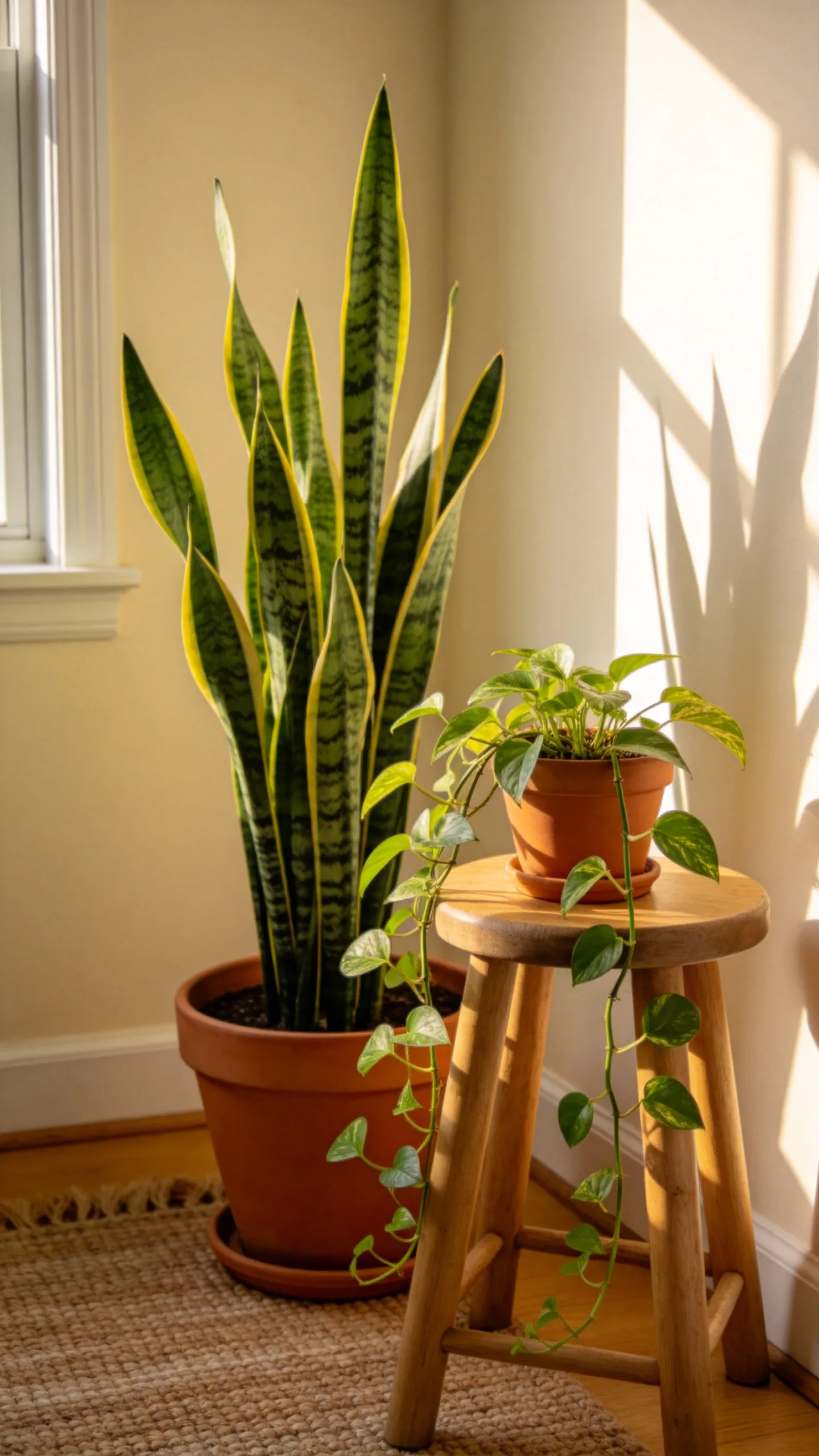 Tiny Apartment Plant Corner