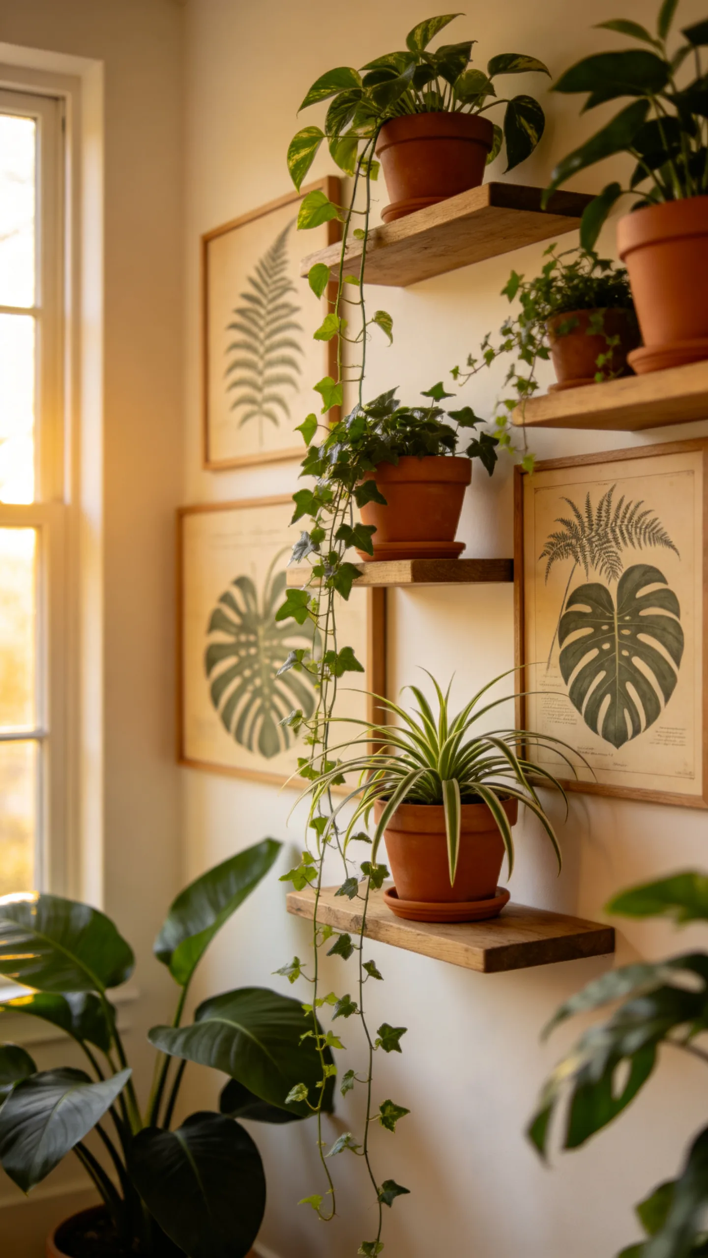 Cozy Plant Wall Vibe