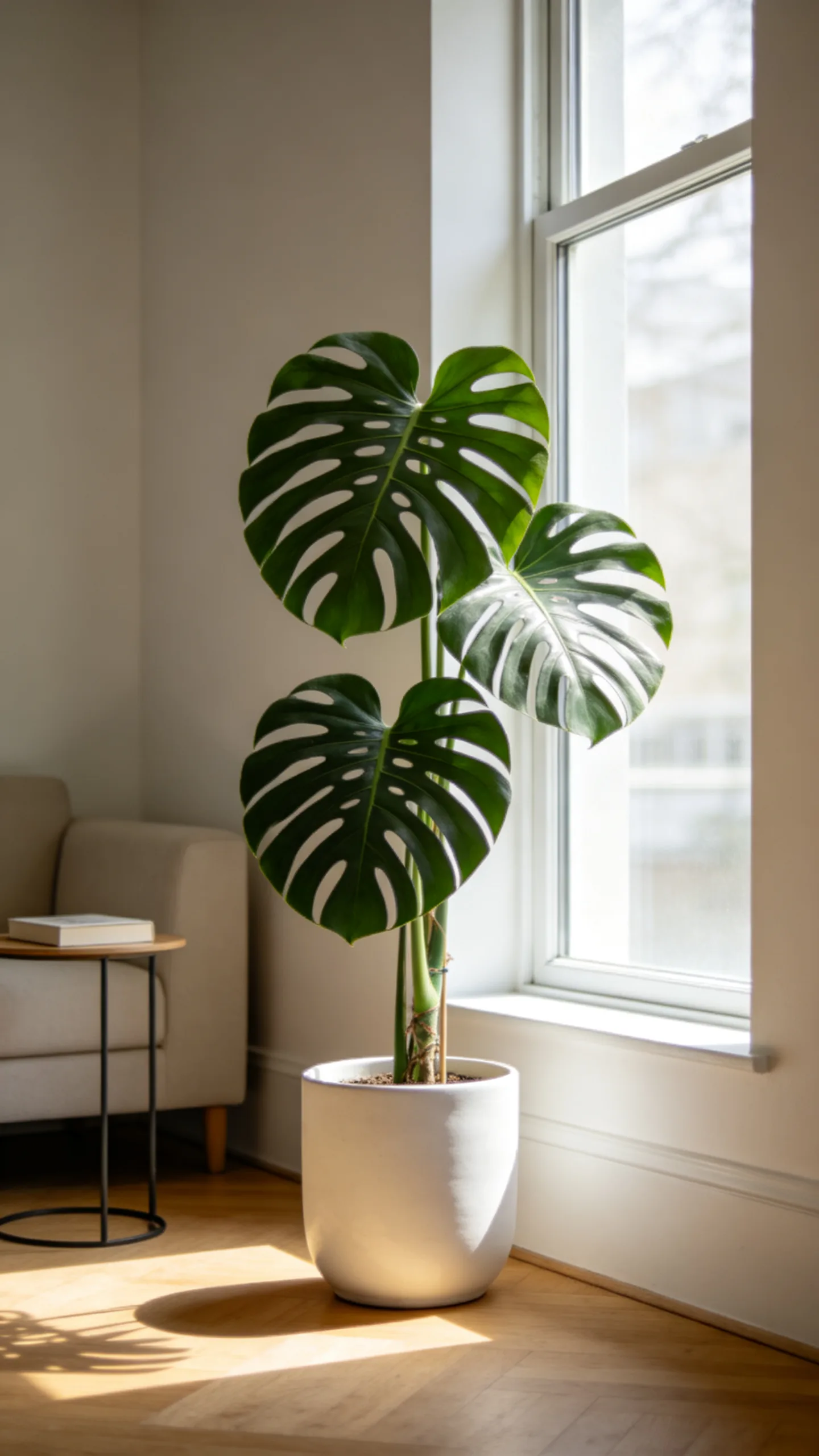 One Statement Plant in a Simple Room