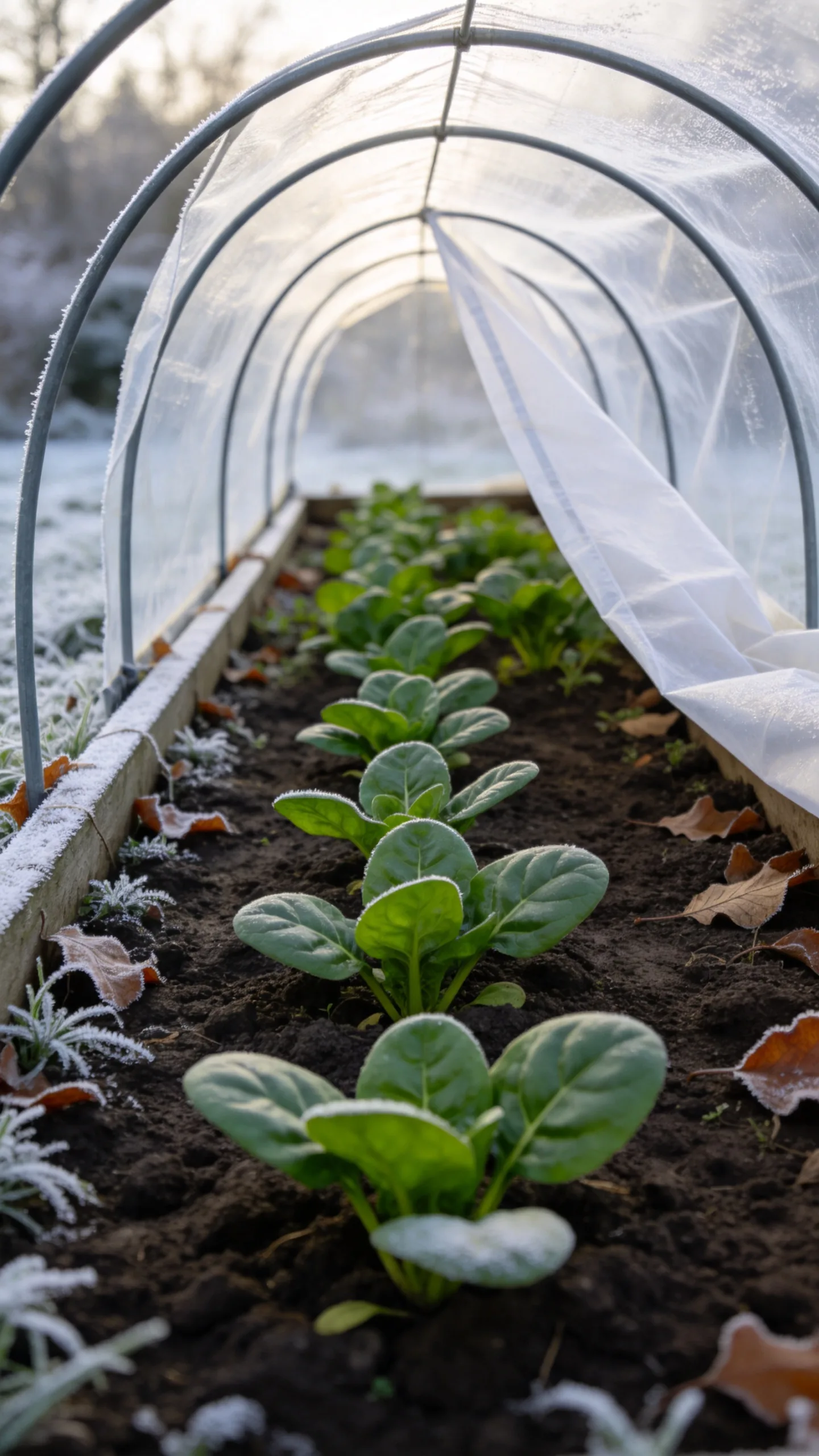 2. Overwintering Spinach