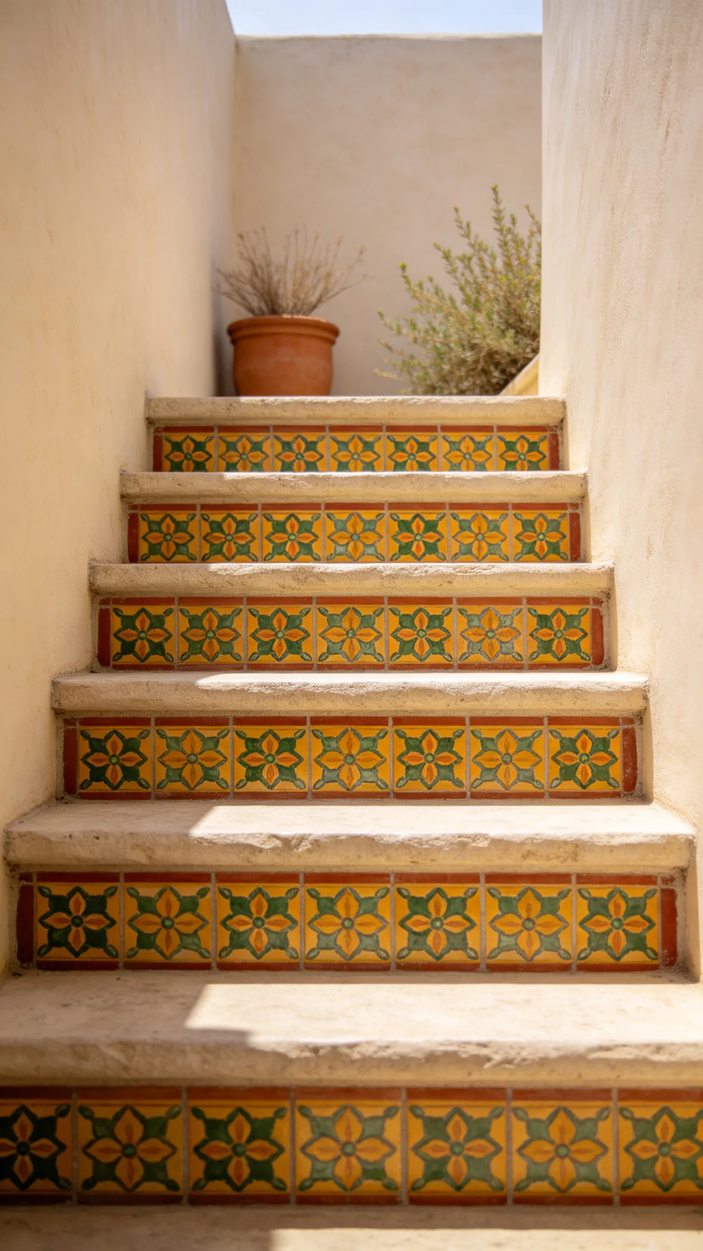 3. Add Talavera Tile to Stair Risers